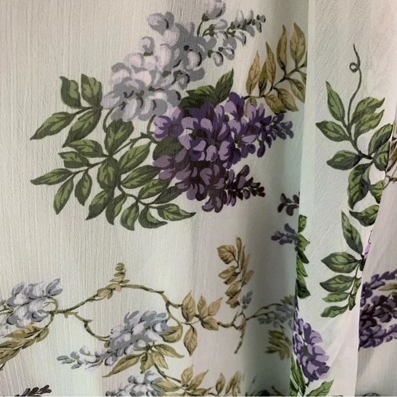 NEW ByTimo Wallpaper Floral Chiffon Mini Dress Size XXS Blue - Picture 4 of 14